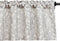 VOGOL Window Short Curtains Valances, 52 x 18, Grey, Rustic Style Leaf Print Small Drapes for Kitchen