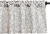 VOGOL Window Short Curtains Valances, 52 x 18, Grey, Rustic Style Leaf Print Small Drapes for Kitchen