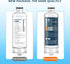 Crystala Filters Replacement for DA97-17376B Water Filter, NSF 42 Compatible with Samsung Models (2 Pack)