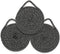 Cotton Thread Pot Trivet, Braided Cup Coaster for Kitchen, Multi-use for Hot Pan, Dish and Bowl, Set of 3, 7 Inches