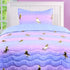 Tadpoles 2-Piece Girls Unicorn Quilt Set | Twin Bed Size Quilt & Standard Sham | 100% Micro-Denier Polyester | Metallic