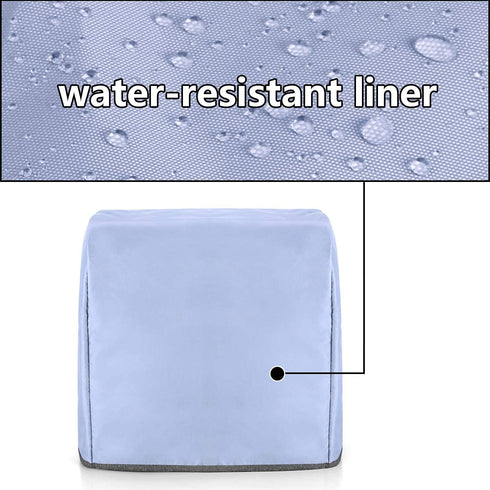 Yarwo Stand Mixer Cover Compatible with 4.5 qt and All 5 qt KitchenAid Mixer, Protective Dust Cover with Pockets, Gray