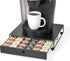 Nifty Rolling Coffee Pod Drawer, Black Finish, Compatible with K-Cups, 36 Pod Pack Holder, Slim Kitchen Organizer