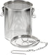 5.51x5.51x5.90 Inch Yardwe Stainless Steel Spice Infuser Basket with Chain Hook, Extra Fine Mesh Soup Strainer