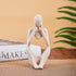YJHZBA Bookshelf Decor Thinker Statue Home Office - Aesthetic Abstract Art Sculptures Coffee