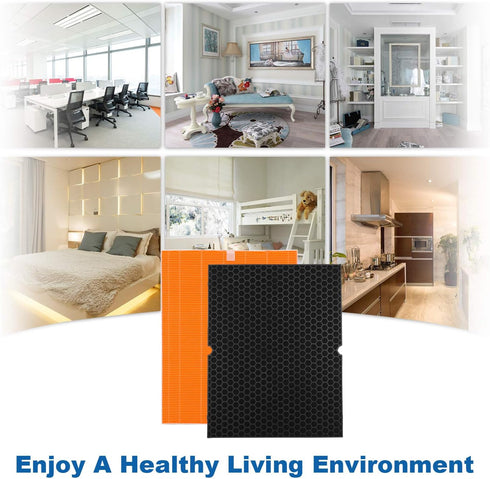 Flintar 116131 True HEPA Replacement Filter I, Compatible with Winix C555 Air Purifier, H13 Grade and Washable