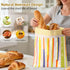 2-Pack Beeswax Bread Bags for Sourdough Homemade BreadXL Reusable Beeswax Bread Storage BagPortable with large