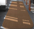 House, Home and More Skid-Resistant Carpet Runner - Toffee Brown, 4 Feet x 27 Inches
