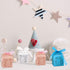 Kslong Blue Baby Shower Favor Boxes - 50Pcs Elephant Favor Boxes for Baby Boy with Ribbon for Party Decorations