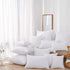 Acanva 1 Count Polyester Decorative Rectangle Throw Pillow Inserts, Hypoallergenic Form Stuffer Cushion, 16x26, White