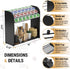 K Cup Coffee Pod Holder, Coffee Pod Organizer for Coffee Bar Accessories, Easy Assembly KCup Coffee Station for