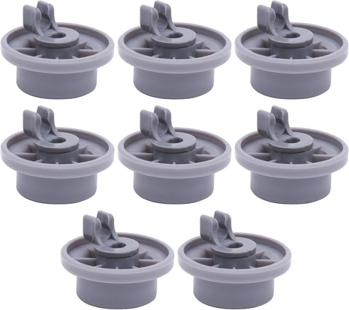 BlueStars 165314 Dishwasher Lower Rack Wheel, Compatible for Bosch & Kenmore, Replaces 420198 423232 - PACK OF 8