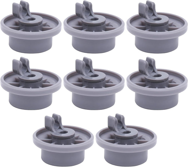 BlueStars 165314 Dishwasher Lower Rack Wheel, Compatible for Bosch & Kenmore, Replaces 420198 423232 - PACK OF 8