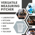 Appletofu Plastic Graduated Measuring Pitcher, 2000ml Large Cylinder with Handle and Pour Spout