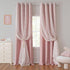 84 Inches 2 2 Grommet, 52 84 Inch MYSKY HOME Pink Curtains for Girls Room Long Panels Girls Curtains wiht Pink Pom Pom