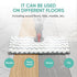 2 Pack Genius Steam Mop Pads Compatible with Shark Genius Hard Floor Cleaning System, Part # XTP184