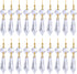 BronaGrand 20 Pieces Replacement Clear Chandelier Icicle Crystal Prisms Octogan Crystal Bead for