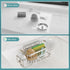 4-in-1 StorageRight Sponge Holder for Kitchen Sink, Sink Caddy Organizers and Storage with Adhesive Hook & Suction