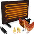 Chicken Coop Heater, 100W/200W High-Power Brooder Heater for Chicks, 2-Way Mounting Chick