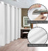 River Dream No Hook Hotel Cloth Shower Curtain - Waterproof Soft Washable Fabric with Magnets, Standard Size