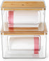 2 1 Hudgan Trash Bag Dispenser Under Sink, in Garbage Bag Holder Dishwasher Pods Organizer for Kitchen Pantry Laundry