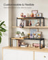 Counter UKCS051B01 SONGMICS HOME Spice Racks, Expandable Cupboard Shelf Orgnizers, Kitchen Shelves, Bamboo and Metal