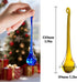 6pcs 5.9inch H&D Mix Color Large Crystal Raindrop Chandelier Prisms Hanging Drops Pendants DIY Parts
