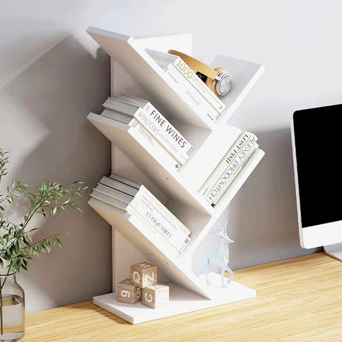 Godferyxin Bookshelf, 5-Tier Book Storage Organizer Shelves, Floor Standing Bookcase for Office Home School Display