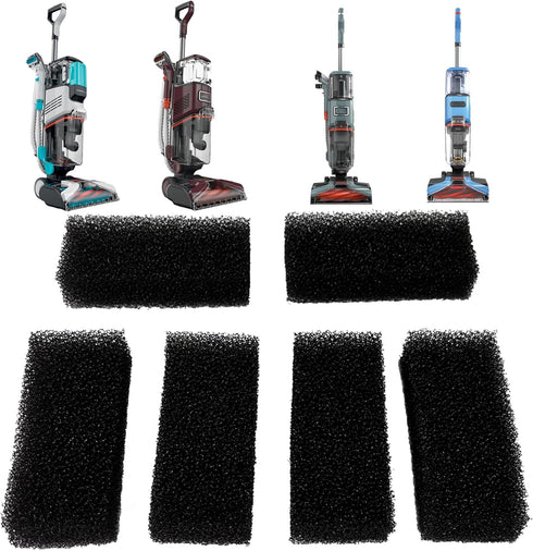6 Pack EX201 Foam Filter, Compatible with Shark CarpetXpert Upright Carpet EX201, R-EX200, EX150, EX151