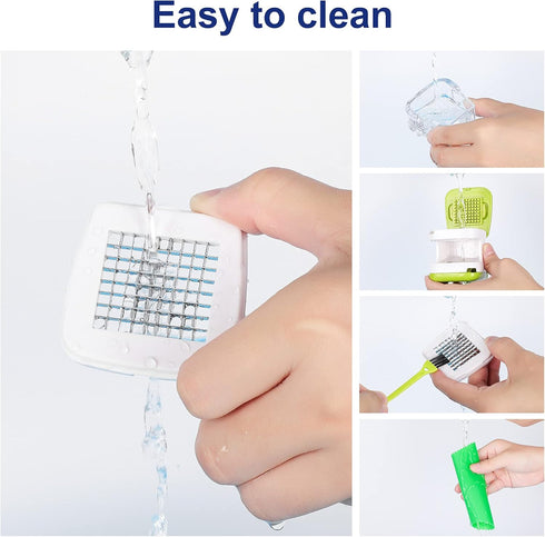 Updated Garlic Press & Peeler Set - Convenient Dicing, Slicing, Chopper, Masher, Crusher, Mincer, and Paste