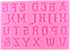 Mujiang Number Chocolate Mould | Silicone Letter Mold Candy Making Alphabet Molds Set of 3