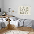 Little Man Cave Decor for Nursery, Sage Green Canvas Banner, Long Live Boyhood Wall Hanging Linen Banner Flag Decor