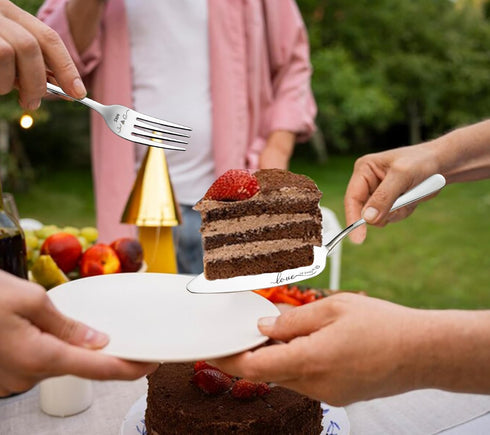 Cake Cutting Set for Wedding, Knife and Server Set, Forks and Cutter Pie Spatula, Birthday Anniversary Christmas Gift