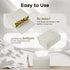 QUISBE (Cream-1 Pack) Disposable Hand Towel Box Cover Compatible with Kleenex Disposable Paper Hand Towels, Leather