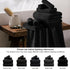 18 Set-6 Sheets,6 Towels,6 Set Pcs Black Woven Family Towels Bath Hand Washcloths Soft Polyester Towels Absorbent