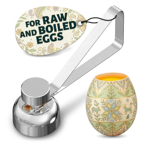 Egg Cracker Tool for Raw Eggs - Egg Shell Opener for Hard