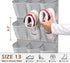 30 Closet MISSLO Large Pockets Dual Sided Hanging Shoe Organizer for with Rotating Hanger Hanging Shoe Shelves, Grey