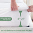 Premium 100% Waterproof Mattress Protector, Twin XL Size, Breathable Bed Cover, Smooth Soft Washable