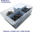 IRIS USA Large Drawer Dividers for Plastic Storage Craft Cabinets, Configurable (4X Length + 4X Width Pieces)