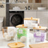 3+1 Pack Laundry Pods Container & Dryer Sheet Holder, Acrylic Square Laundry Room Organization and Storage Jars