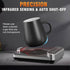 6 Settings 12H Smart Mug Warmer with Infrared Sensor, Coffee Mug Warmer for Desk, Temp & Timer Coffee Cup Warmer