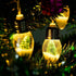 HFXXAD 10 Bulbs Decorate(6.6 Christmas Tree Snow Globe String Lights, LED Clear Christmas Tree String Lights