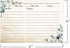 Recipe Cards 4x6, Premium Double-Sided Recipe Cards for Wedding, Bridal Shower, Housewarming, Set of 60.