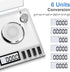 Fuzion Milligram Scale, 50g/0.001g Digital Scale with Calibration Weights for Jewelry, Powder Medicine, and Reloading