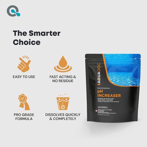 Swimming 5lb Swimming MAV AquaDoc pH Up for Pools - - pH Increaser for Pool Water - Sodium Carbonate Soda Ash for Pools