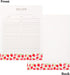 Jot & Mark Recipe Card Paper Full Page 8.5x11 with Crystal Clear Protectors for 3 Ring Binder, 30 Count