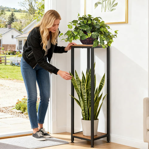LAIDUOLEOE Plant Stand Indoor, Plant Stands Plant Shelf Indoor, Plant Stands Plant Holders for Indoor Plants, Living
