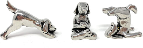 Basic Spirit Yoga Dogs Pewter Figurines - Dogs in Yoga Poses