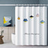 Goowin Shower Curtain Hooks, Stainless Steel Black Shower Curtain Rings, Rust Proof, Free Sliding Double Hooks