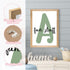 Set 4 12x16' of Framed Kids Playroom Wall Art Prints, Toddler Nursery Children Artwork for Kids Bedroom Decoration